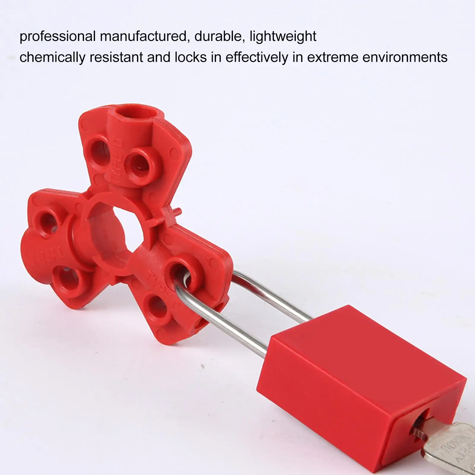 Pneumatic Quick Disconnect Gas Cylinder Safety Lock-Male Connector for Air Supply Isolation Lockout System