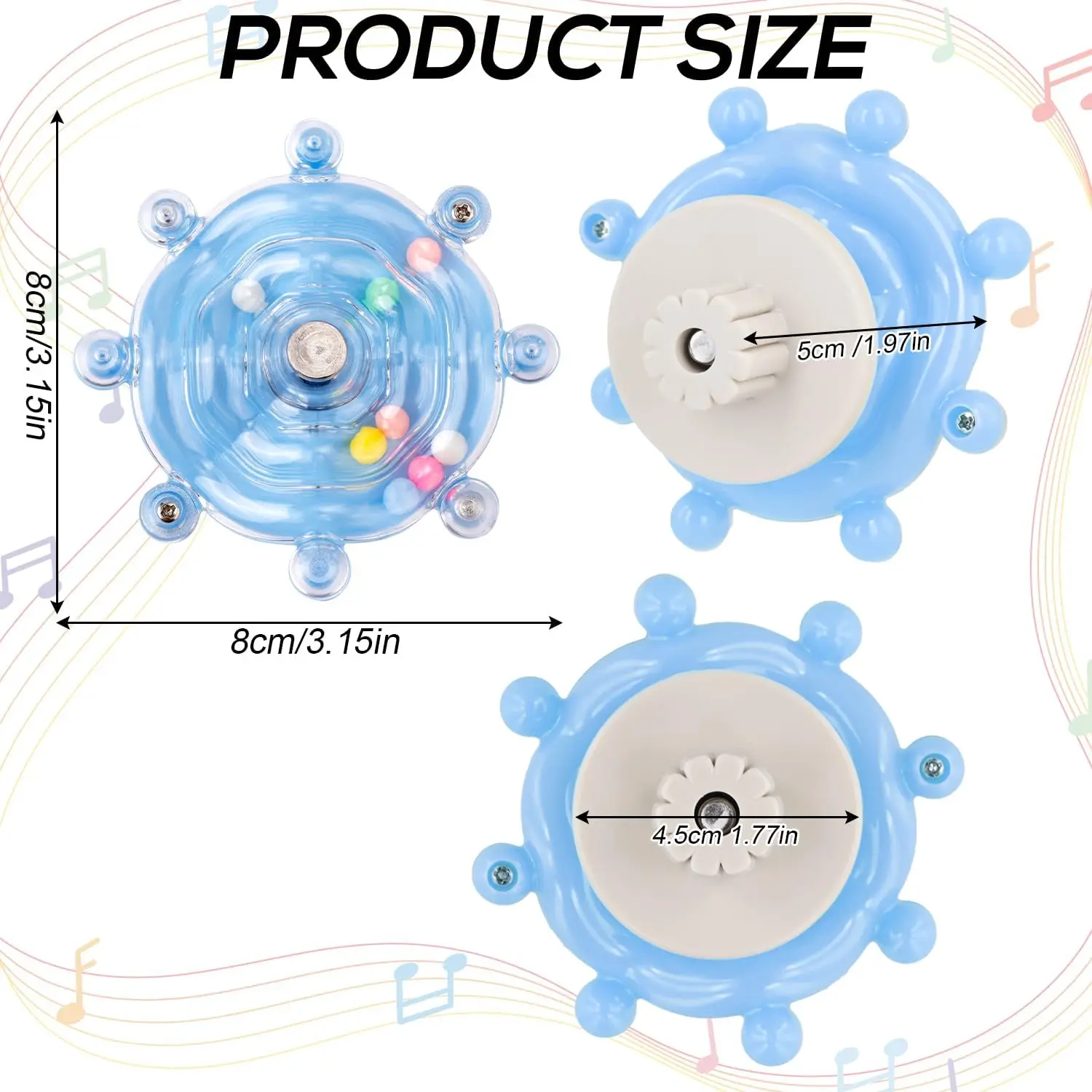 Rotating Parrot Treat Dispenser Toy 5