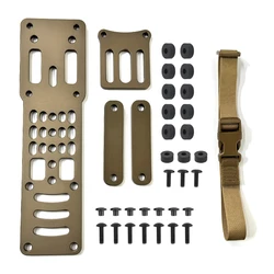 Enhanced Tactical Modular Pistol Holster Adapter with Quick Draw Feature (Tan)