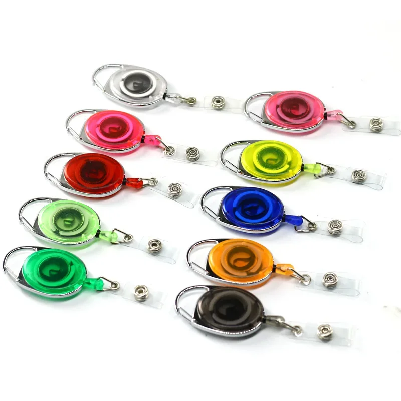 

1pc coloful Lanyard for Keys Chain Badge Holder ID Card Holder Keyring Multicolor Badge Reel Retractable Keychain Key Chain