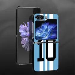 Cool Football Number Back Phone Cover  Case - Galaxy Z Flip 5G (Mix01)