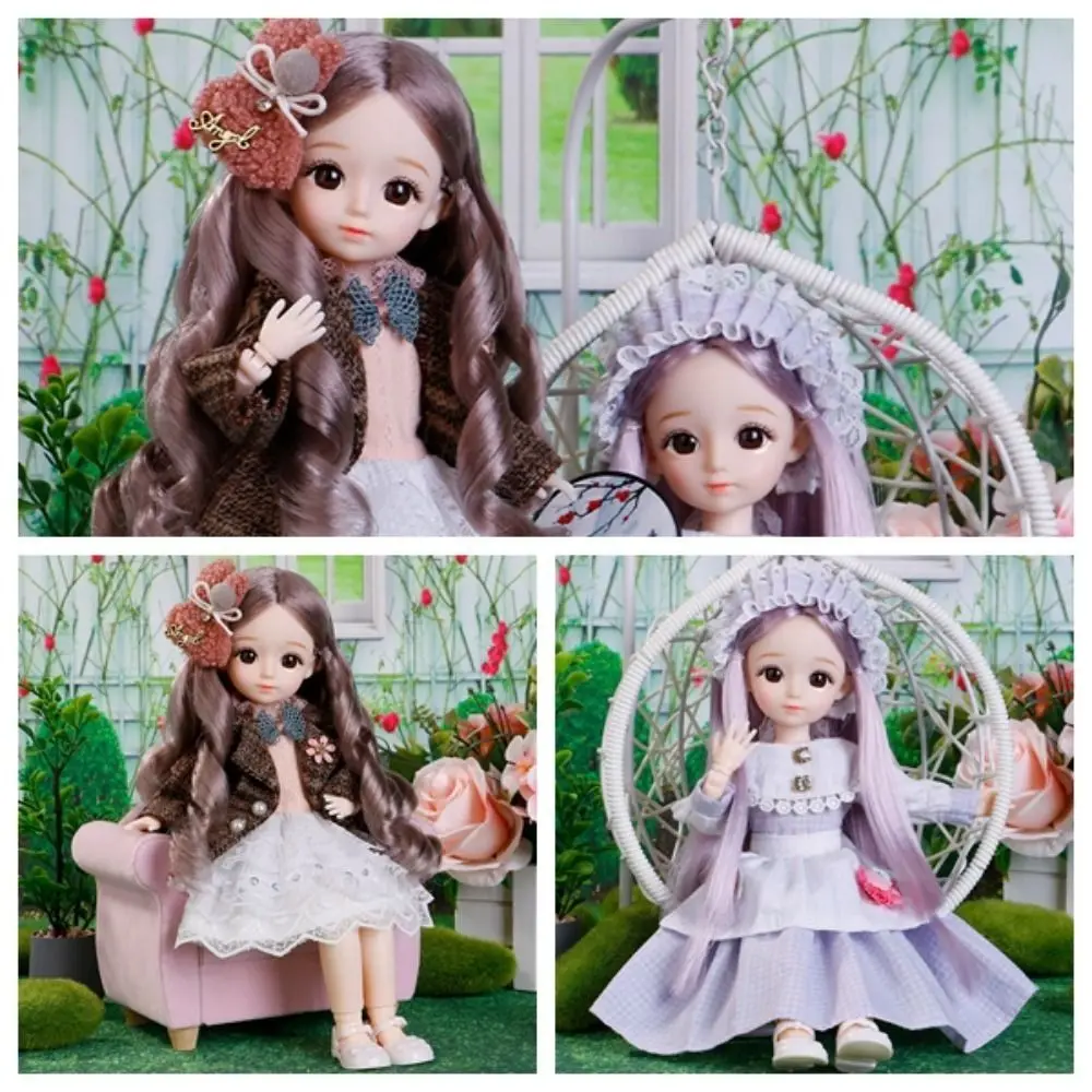 Mit Kleidung bjd Puppe Dressing Puppe 1/6 bjd 3d Augen abnehmbare Gelenke Puppe abnehmbare Gelenke 30cm Kinderspiel zeug – Detail 7