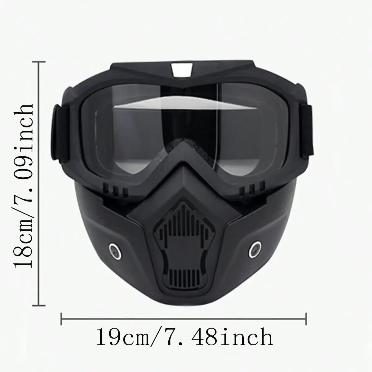 Full Face HD Transparent Protective Goggles - Fog-proof, Sand-proof, Versatile Breath & Wind Protection