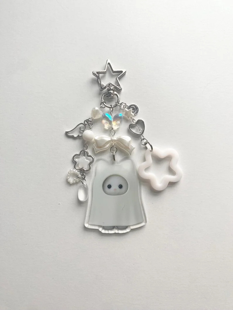 Y2K-Inspired Calico Critters Keychain Collection ⋆.࿔*