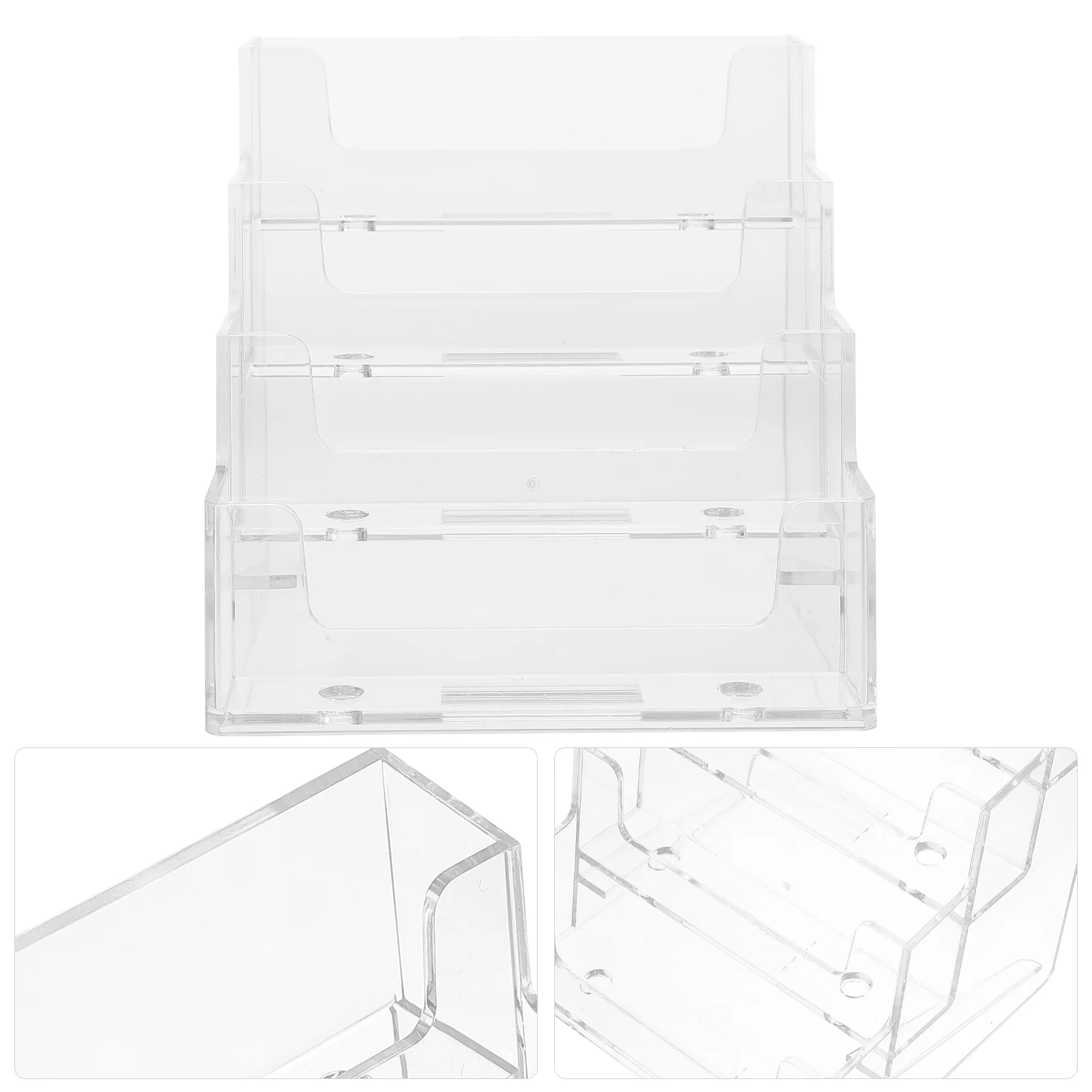 

Настольный ящик для хранения карт, органайзер для визиток с подставкой, органайзер для карточек, органайзер для офисных карточек