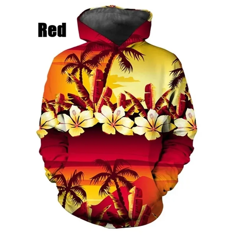 thumbnail image 1 of Nueva sudadera con capucha con estampado 3D de palmeras de moda, sudaderas tipo pulóver de talla grande para hombres y mujeres, sudaderas informales de manga larga con capucha, 1 of 5