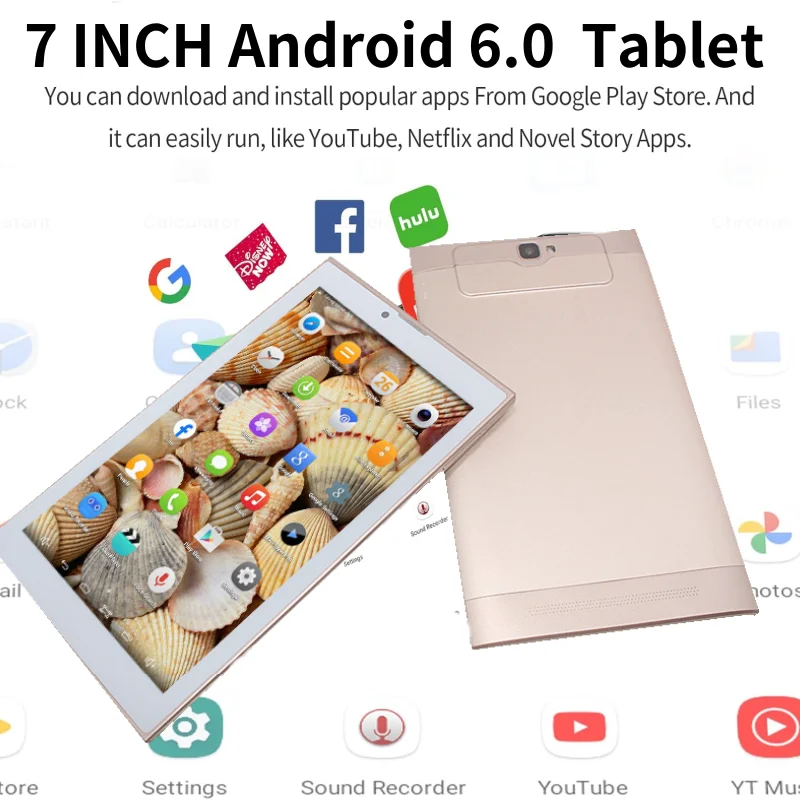 

Flash Sales 7 INCH 3G Phone Call DDR 1GB+8G ROM G7 Tablet Android 6.0 System SC7731 CPUGPS Dual Camera WIFI Quad Core