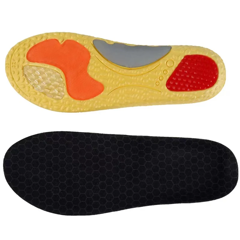 KID's sports running arch insoles adult flat foot correction support leisure shock absorption breathable function full cushion