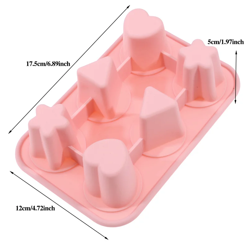 Ice cream molds Silicone Ice Cream Popsicle Mold With Handle DIY Reusable Summer Ice Cube Tray Children's Cream