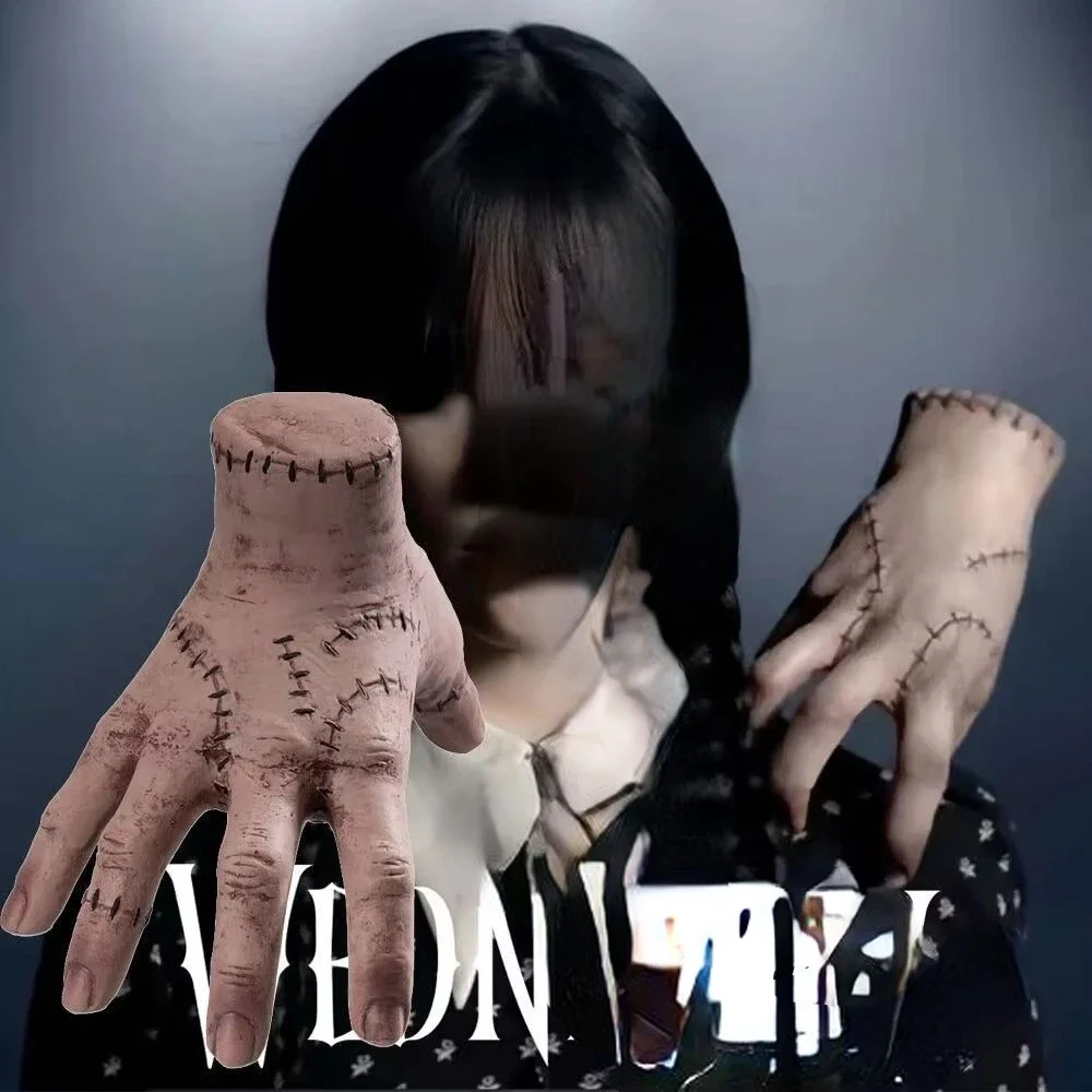 Mano Wednesday Addams In Lattice - Decorazione Halloween E Cosplay