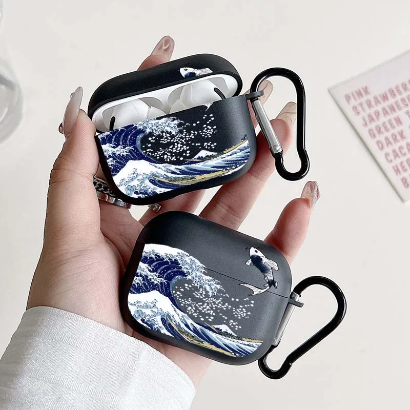 Wireless Headset Protective Case for Airpods with Keychain