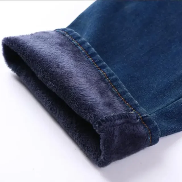 Winter Autumn Motorcycle Jeans Outdoor Riding Warm Plus Plush Windproof Drop-resistant Motorbike Pants With Protective Gear - Image 5