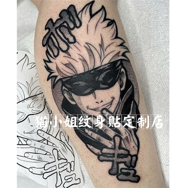 Anime Temporory Tattoo Kumichou Musume to Sewagakari Kirishima Tooru  Sticker Cosplay Prop - AliExpress