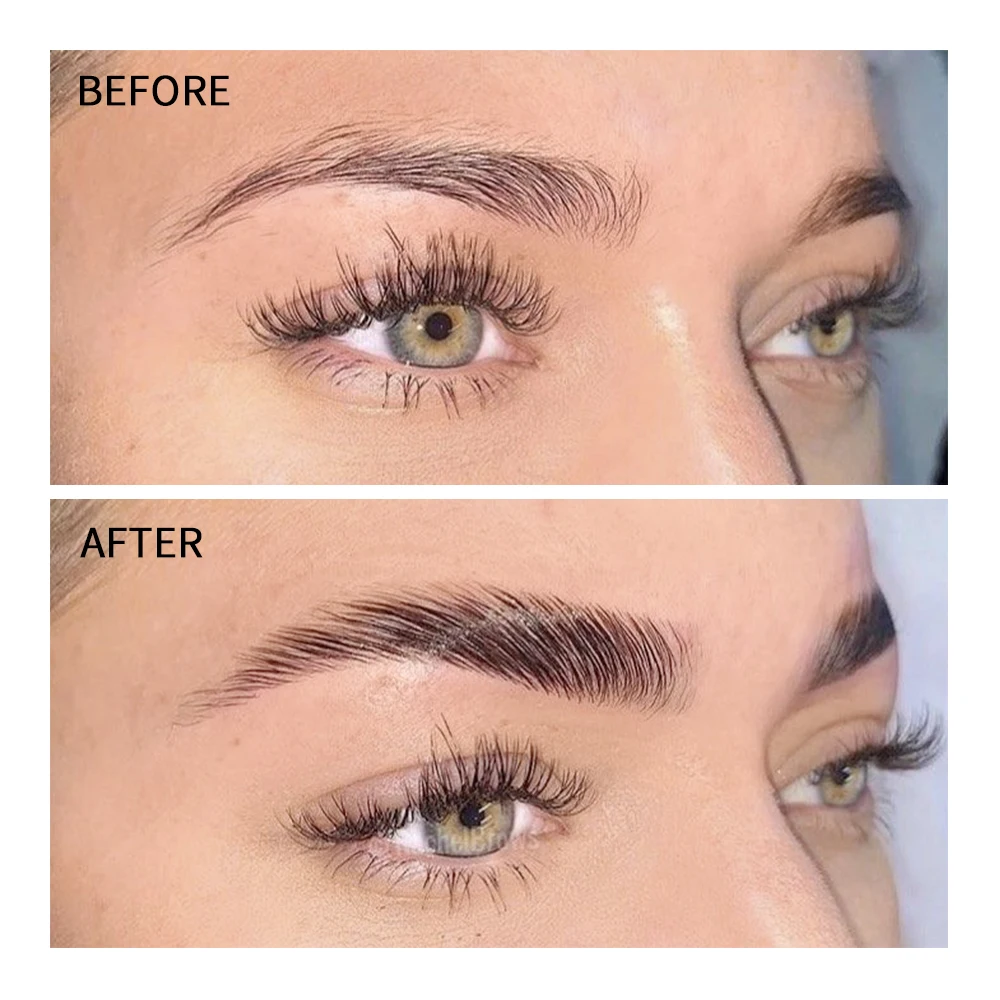 Brow Lamination Kit Semi-Permanent Lash & Brow Fixation Lash Perming Set for Eyelashes Brow Lift Perm Fixation Tube Set Makeup 5