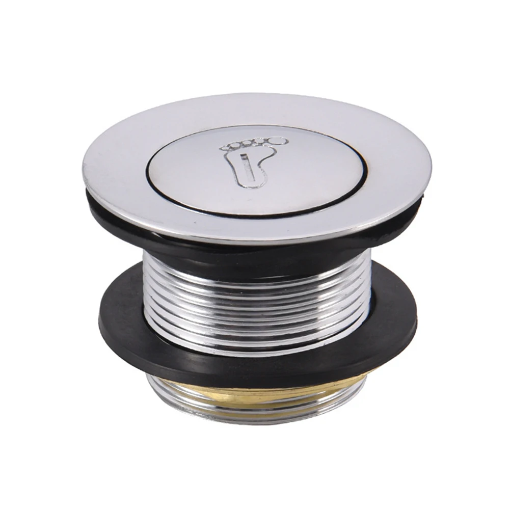 

Brand New Durable Pop Up Drain Waste Drain Easy To Install 1 Pc Alloy+Brass+Plastic Bathroom Bathtub Drain Plug