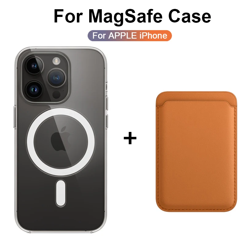 2 IN 1 For Magsafe Wireless Charging Case For iPhone 13 12 14
