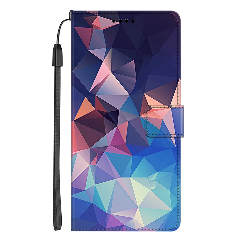 Premium Flip Leather Wallet Case with Magnetic Stand
