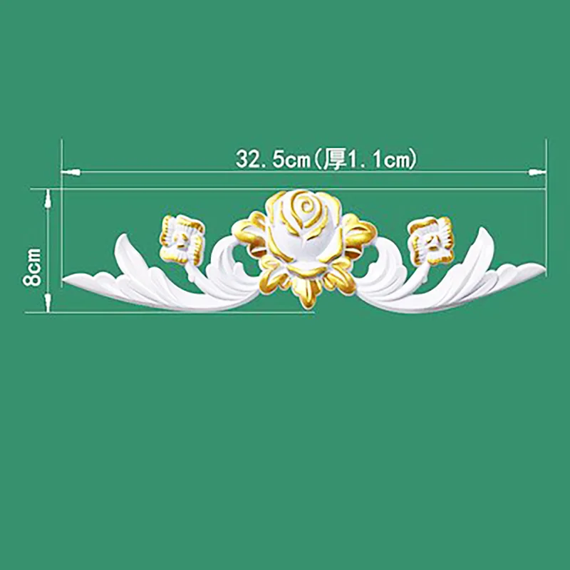 Furniture decorative accessories flower non-wood carving carved applique corner wall applique door furniture wood carving decora