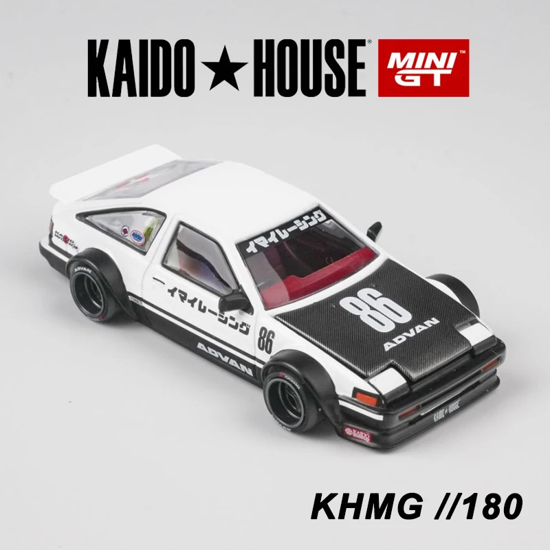 카이도 하우스 AE86 스프린터 트루에노 이마이 레이싱 V1 196 합금 자동차 모델 180 체이스