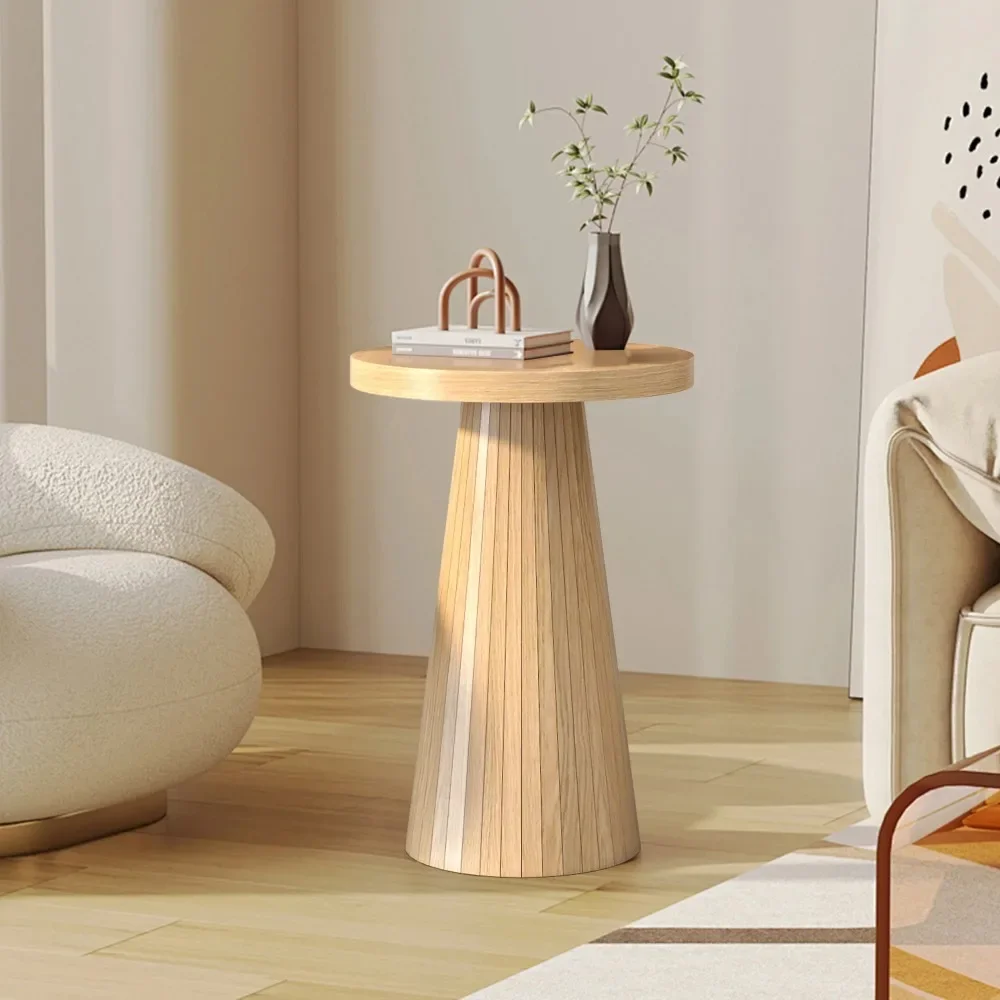 Small Round Pedestal End Table 6