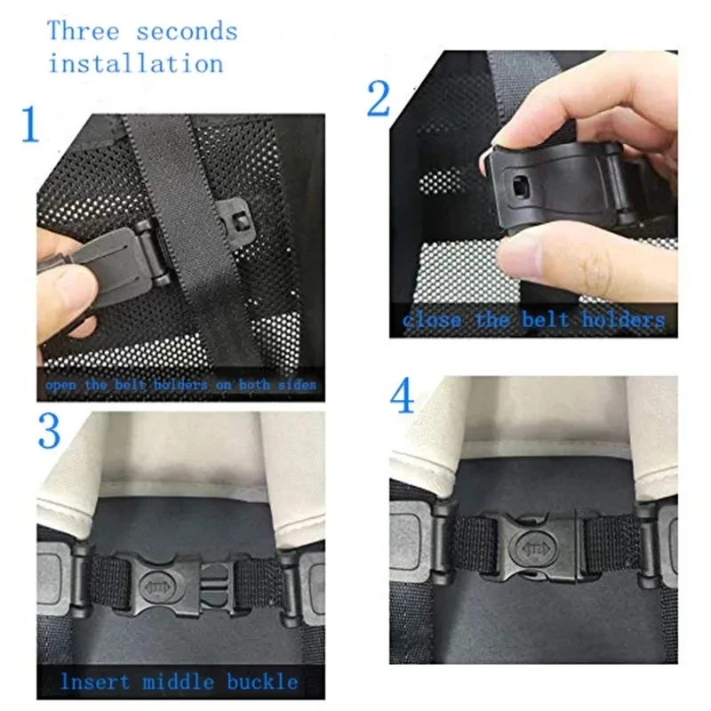 Durable Harness Chest Clip Safe Buckle Car Baby Safety Seat Strap Belt 16cm Car Accessories baby car safety strap