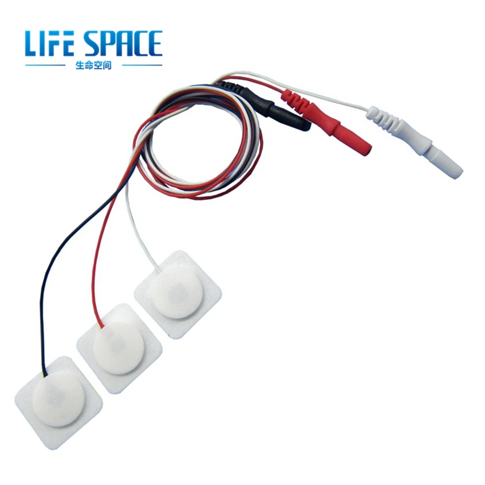 

ECG EKG Electrode Patch Pads with lead wires paediatric/neonates Foam for ecg monitor ekg machine