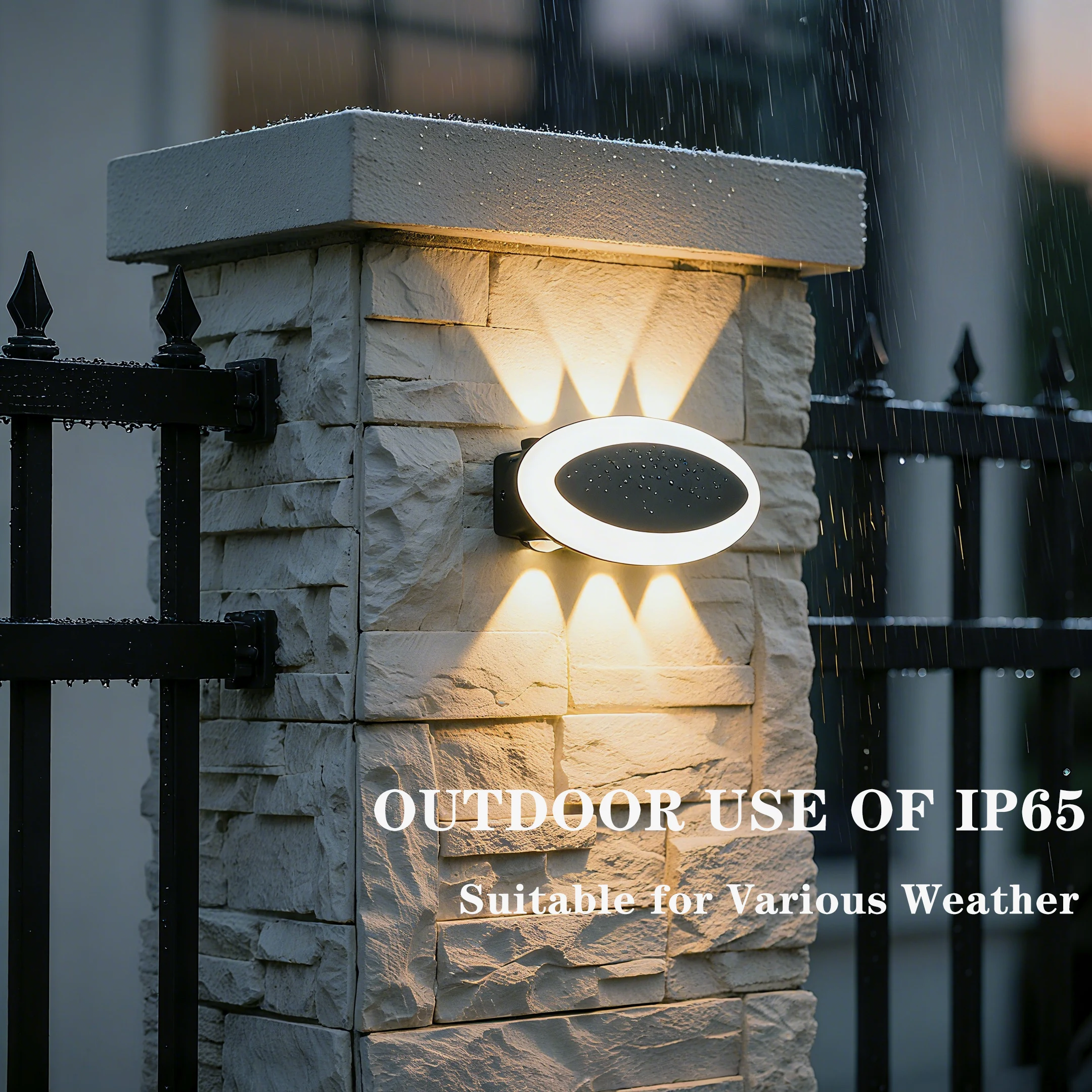 Nordic Wall Light Aluminum IP65 Waterproof Indoor Outdoor LED Wall Lamp AC100 - 240V for Balcony Garden Courtyard Porch Stair ﻿