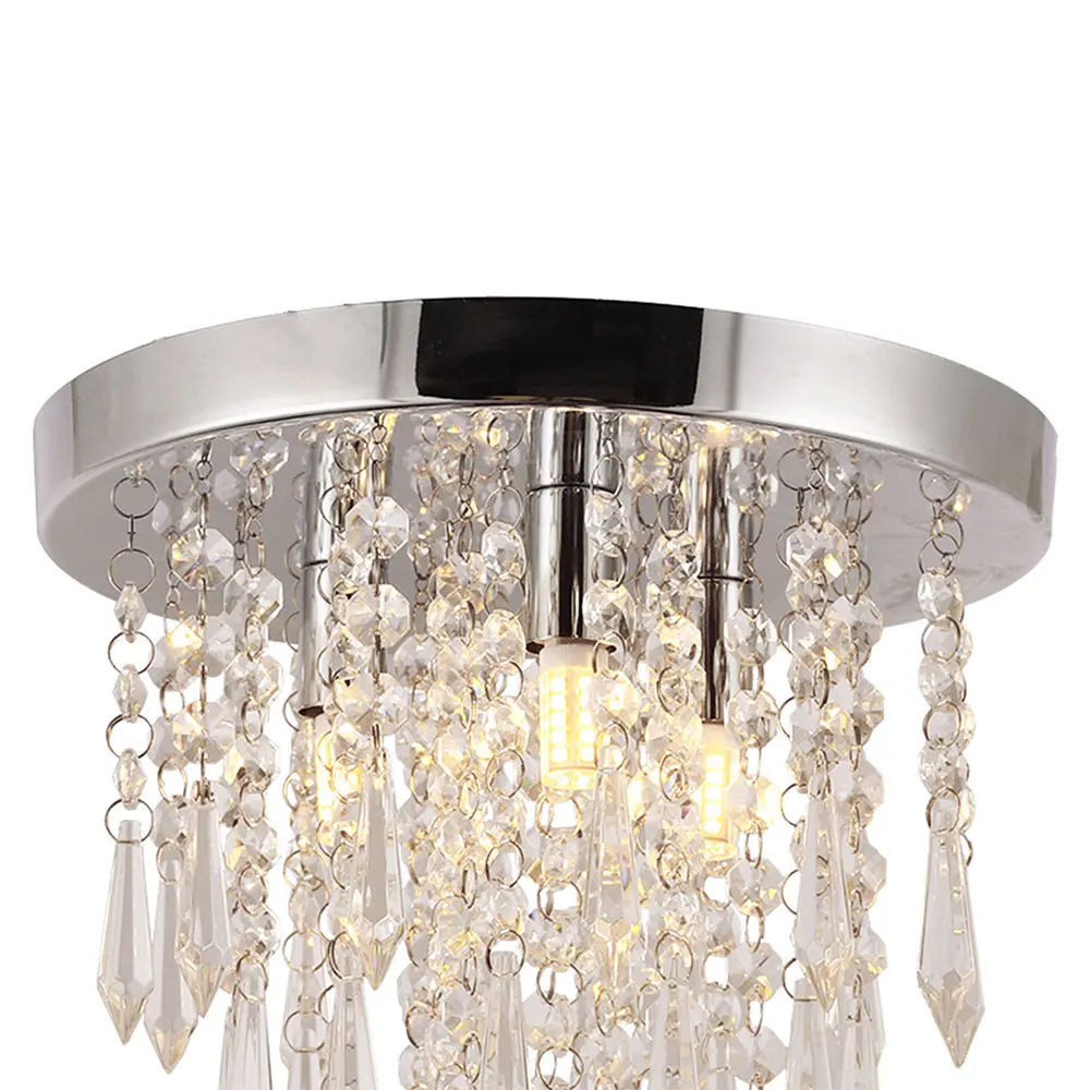 Crystal Ceiling Light Diameter 25CM Without Light Source G9