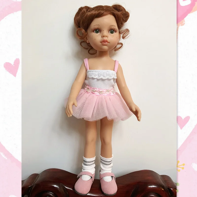 Tilda 5.6cm Mini Shoes For Paola Reina Doll Fashion Mini Toy Shoes For Corolle 1/4 Bjd Doll Footwear Accessories For Dolls Doll Shoes Doll Accessories