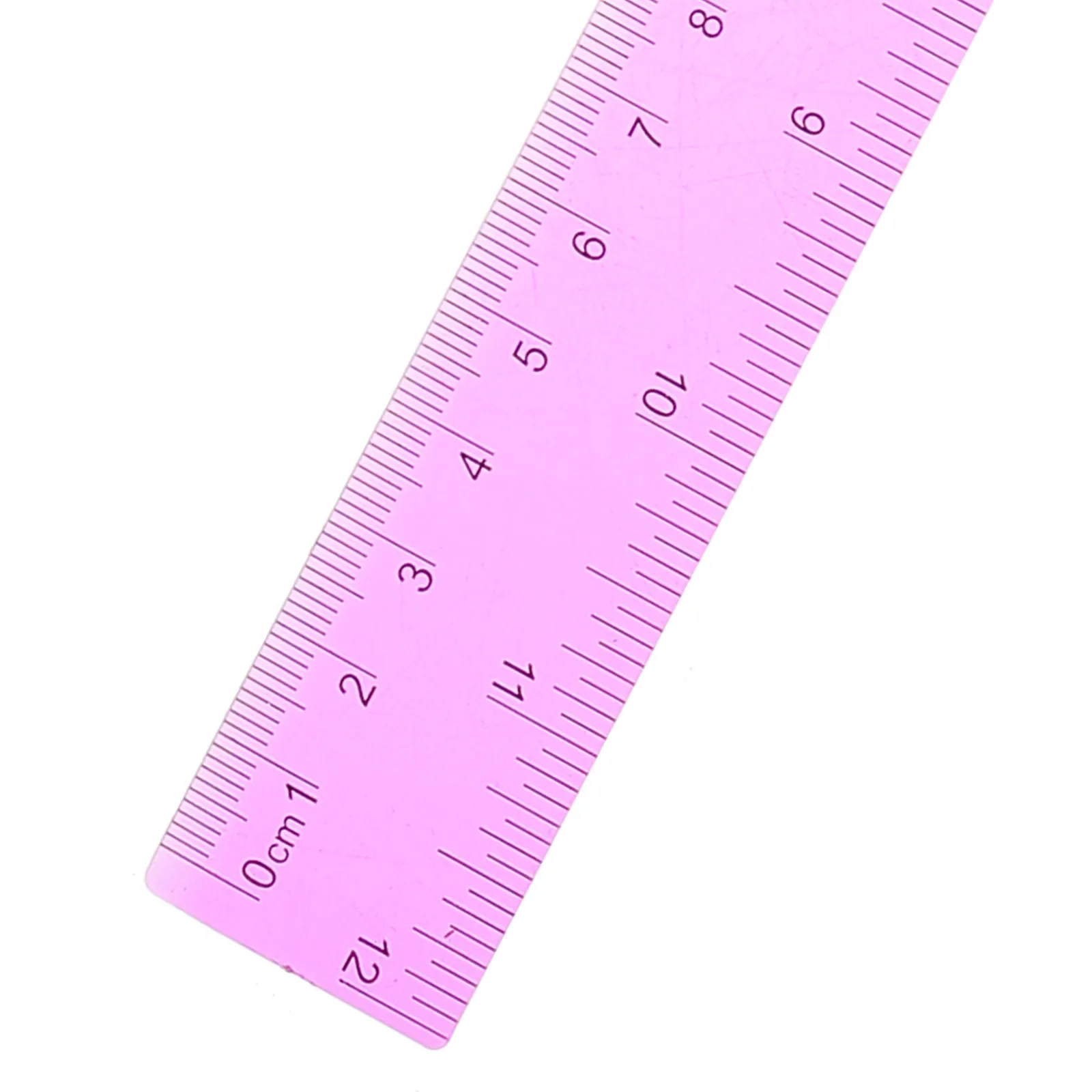 5Pcs 컬러 플라스틱 자, 학생들을 위한 견고하고 휴대 가능한 경량 직선 측정 도구, 교실, 사무실, 학습용