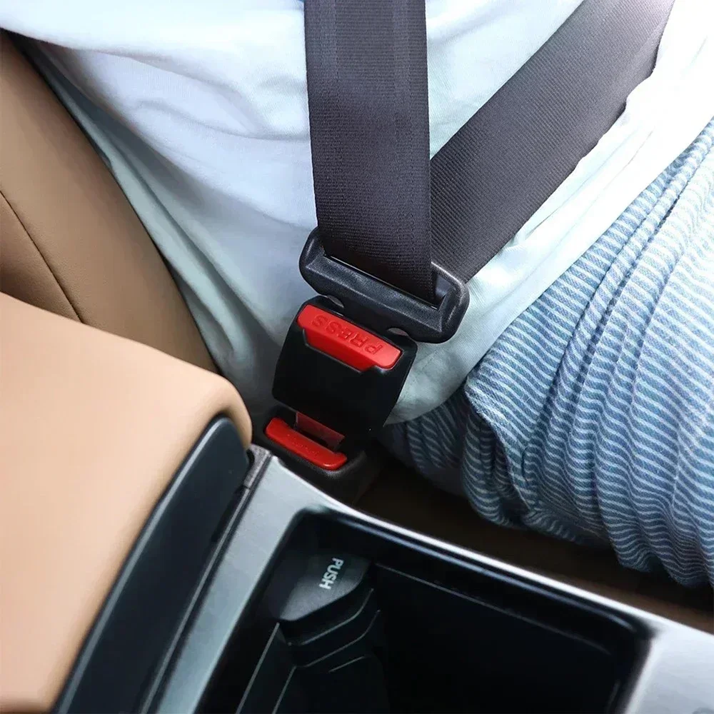 Car Seat Belt Clip Extender Safety Seatbelt Lock Buckle Plug Thick Insert Socket Extender Safety Buckle Seat Belt Cover