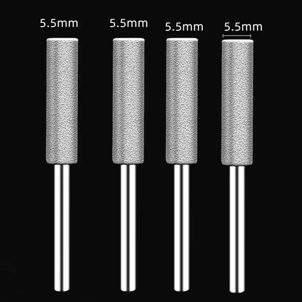 Diamond Coated Chainsaw Sharpening & Carving Burr Set - 4pcs