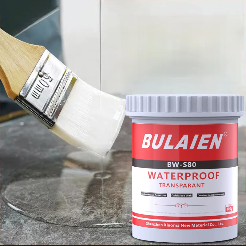Transparent Waterproof Gel Exterior Wall Leak Repair Crack Sealing Transparent Waterproofing Adhesive Waterproof Coating waterproof sealant threadlocker glue sealant paste