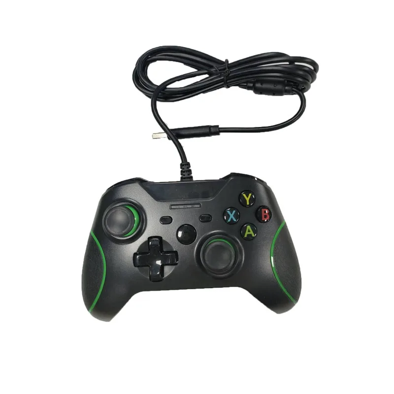 

2 шт. USB проводной контроллер для XboxOne тонкий геймпад джойстик Джойстик для Windows ПК