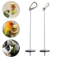 Bird Toy Skewer Fruit Spear Hanging Holder – Stainless Steel Stick for Pet Parrot Parakeet – Vegetable Skewer