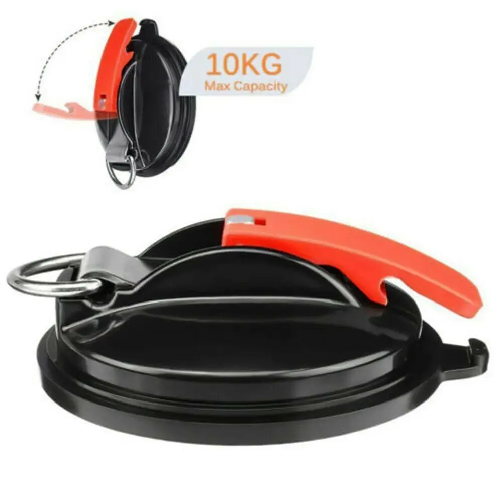 1/2Pieces Heavy Duty Suction Cup Anchor With Securing Hook Tie Down Camping Tarp Auto Outdoor Tools