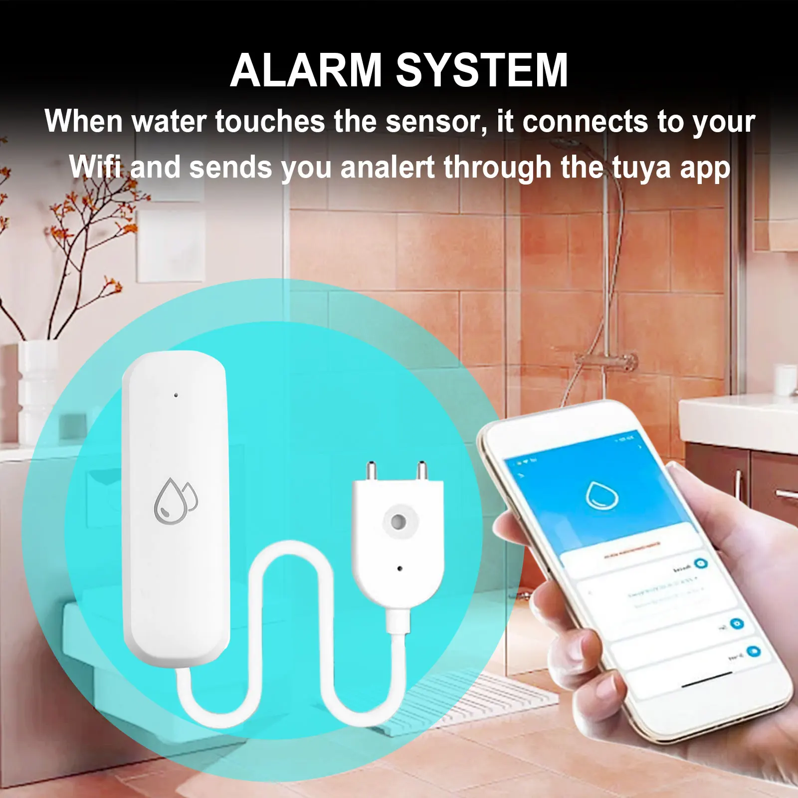 

Sensor Leakage Alarm Solar APP Control APP Remote Alarm Deployment Exceeds Morning Defense Notification Smart Durable