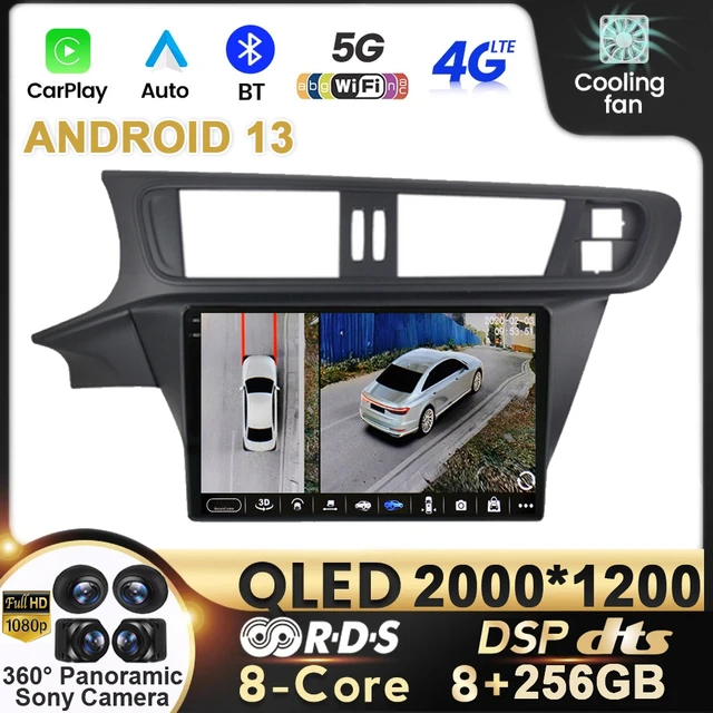 Android 10 Car Stereo For Citroen C3 - Xr 2010 - 2015 Qled