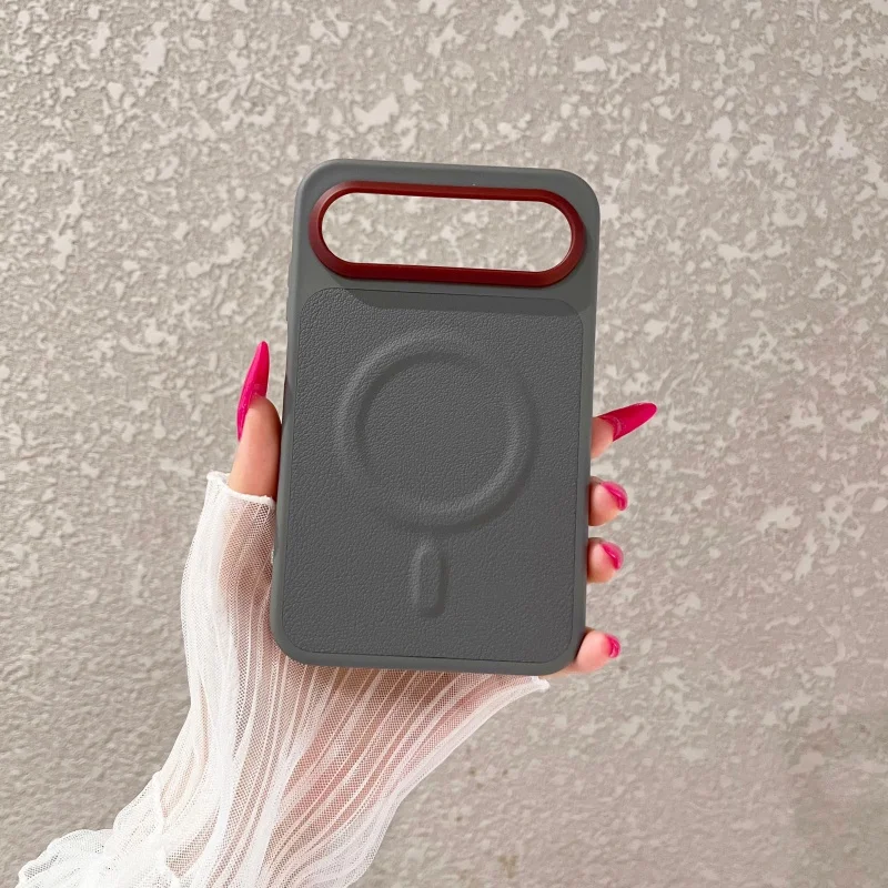 Versatile Leather Texture Magnetic Phone Case - Shockproof Full-Wrap Protective Cover