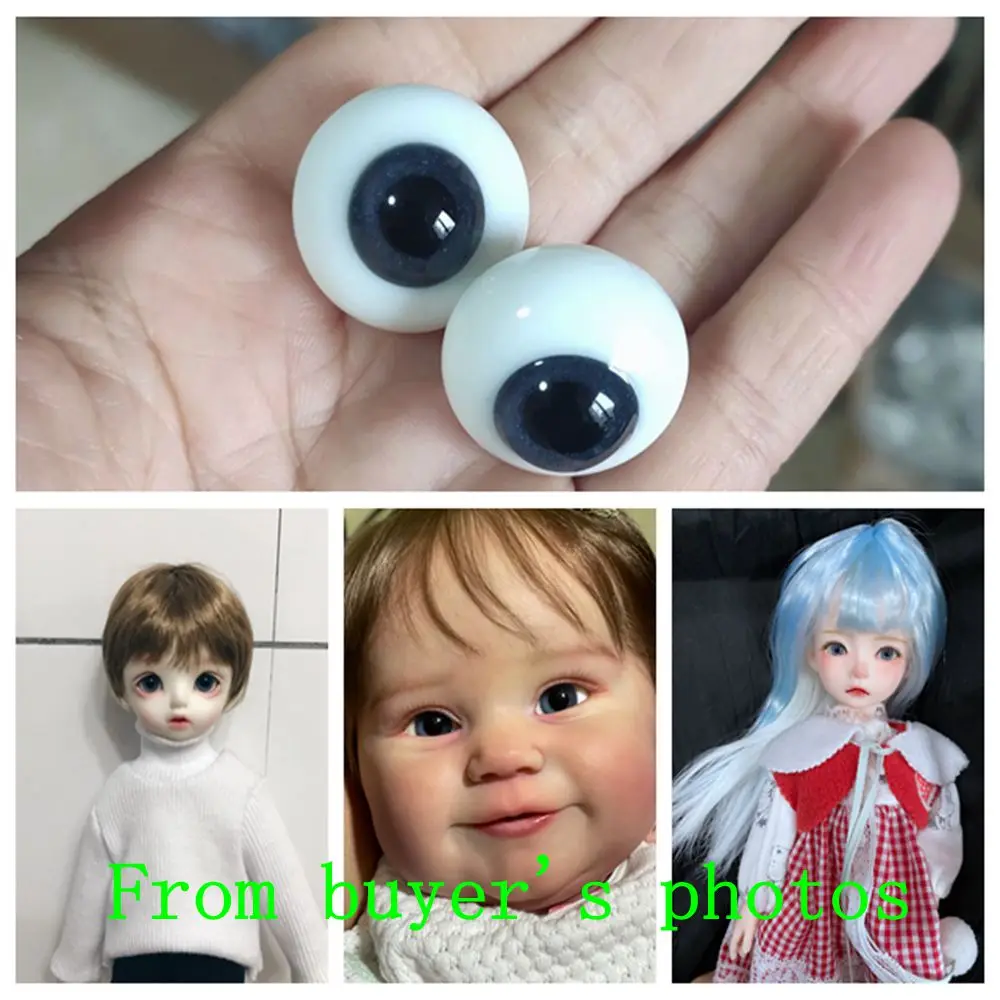 Фото 6 мм 8 мм 10 мм 12 мм 14 мм 16 мм 18 мм 20 мм 22 мм 24 мм 1/6 1/4 1/3 aod dod msd yosd sd bjd очки для кукол глаза глазные яблоки XTB011 №1