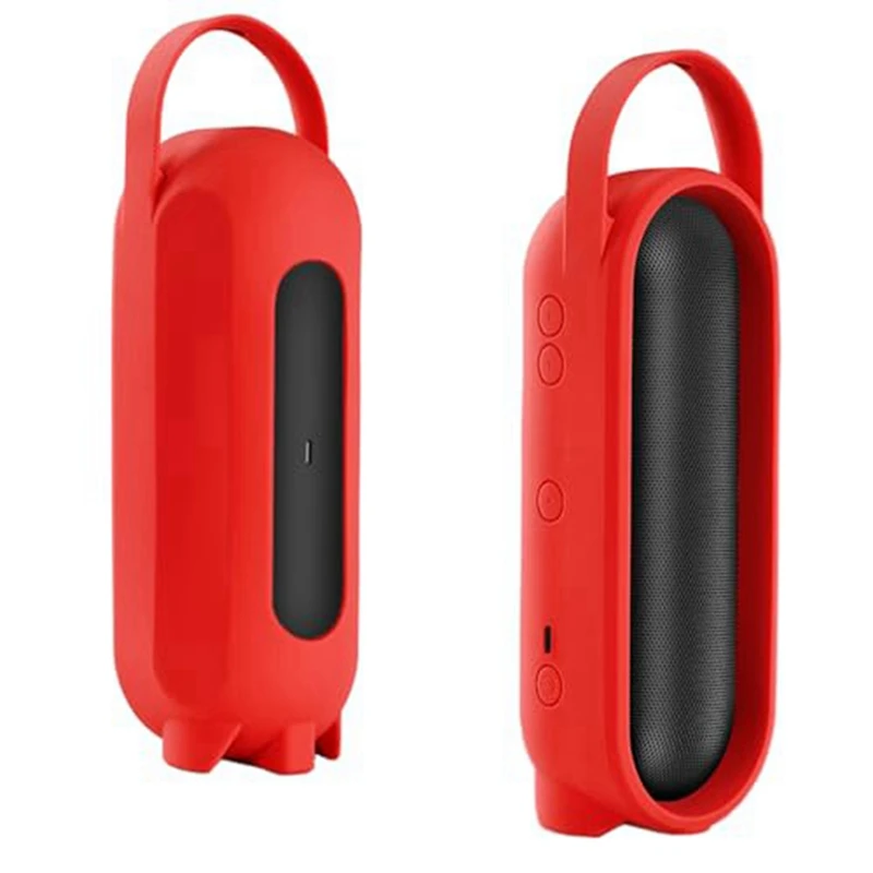 Carrying Silicone Protective Case Anti-Scratch, Shockproof Cover For Beats Pill Speakers With Easy Cleaning Design Red