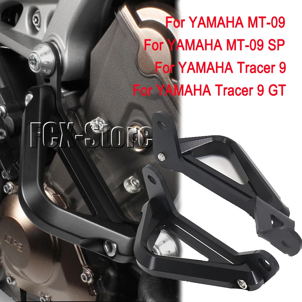 

For YAMAHA Tracer 900 9 GT MT09 MT 09 MT-09 SP 2021 2022 Motorcycle Accessories Black Engine Bumper Guard Rotector