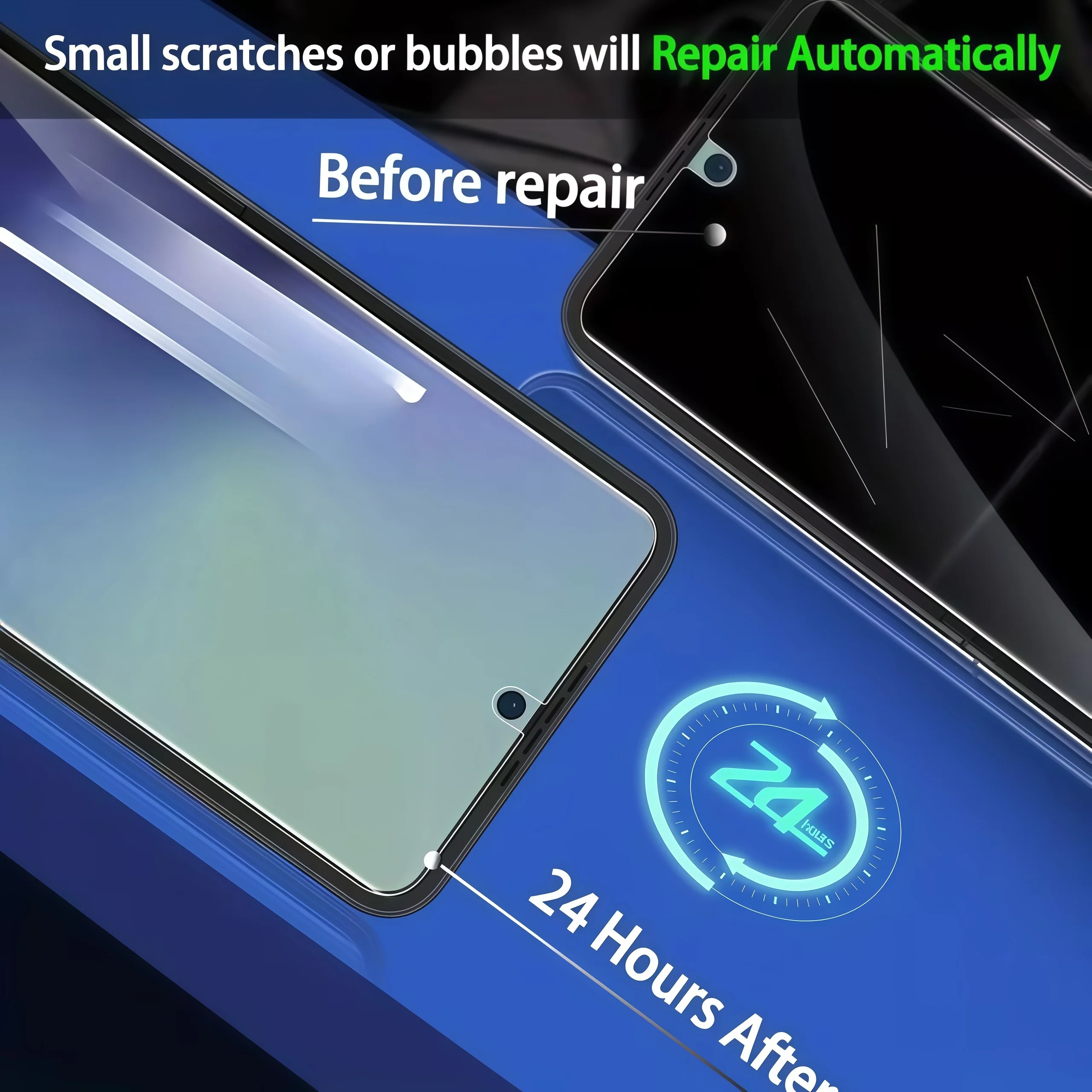 Privacy Screen Protector Hydrogel Film - Full Cover Anti-Spy Flexible TPU
