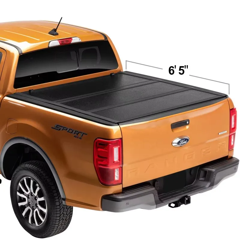 

Factory Outlet Direct Selling Hard Three Fold Roll Up Bed Cover Truck Standard Short Bed 6.5FT for Ford