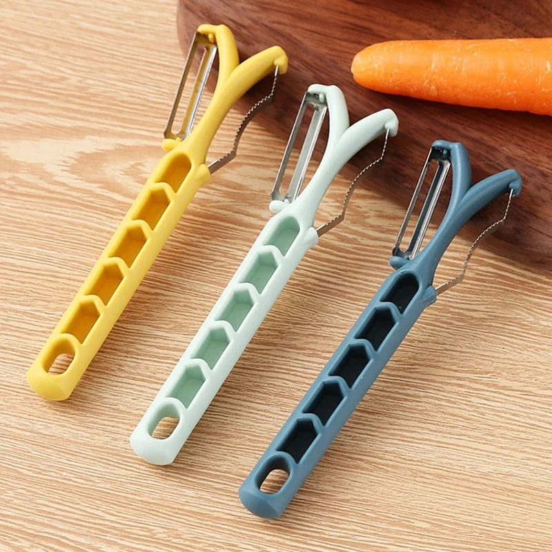 

1pcs Home Corn Vegetables Peelers Potato Fruits Peeler Safety Stainless Steel Skin-peeler for kitchen Tool 3 colors