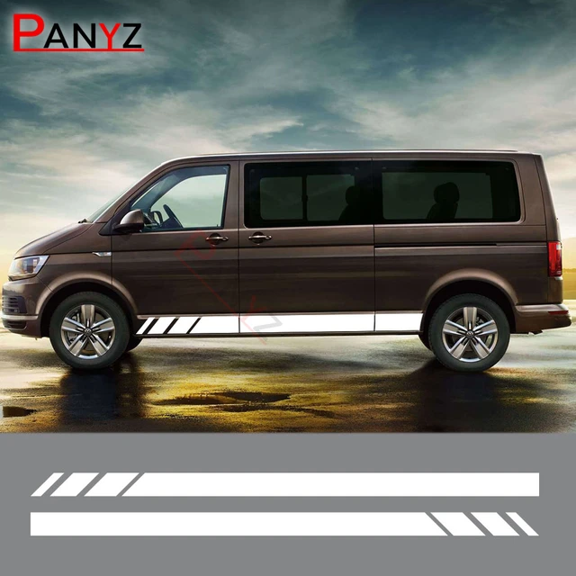 2pcs Car Door Side Stickers For Volkswagen Vw Multivan Transporter  Caravelle T5 T6 Tuning Auto Accessories Vinyl Film Decals - Car Stickers -  AliExpress