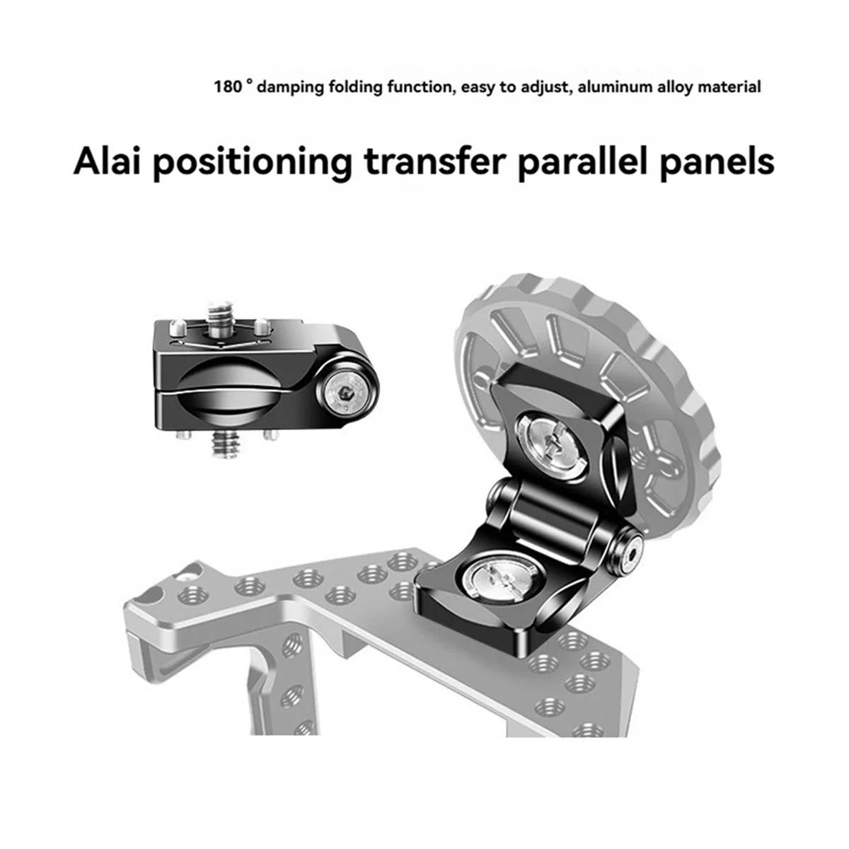 EEB-fFolding L 플레이트 Arri 모니터 마운트 V-마운팅용 DJI SDR 송신기 브래킷용 직각 어댑터 위치 지정