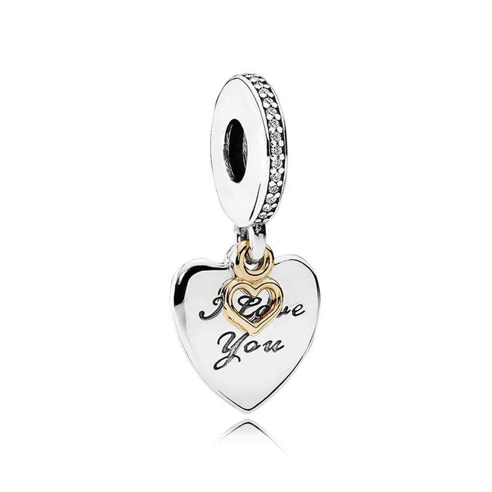 

Женский браслет из серебра 925 пробы, с подвеской «I Love You Forever»