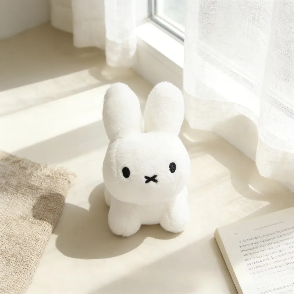 카와이 미피 귀여운 휴대용 인형 슈퍼 귀여운 미니 토끼 가방 펜던트 데스크탑 장식품 선물 장난감