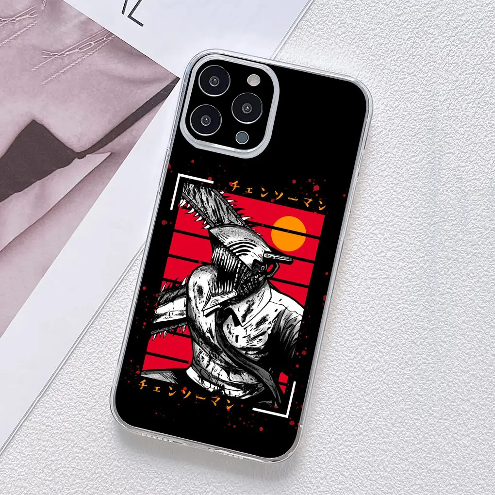 Chainsaw Man Gir Denji Makima Themed Phone Case Cover